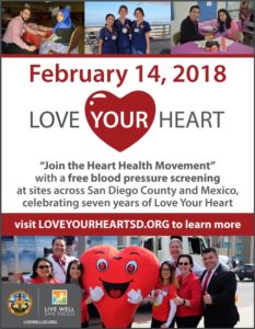 Love Your Heart @ Healthy Start Military Family Resource Center | San Diego | California | United States